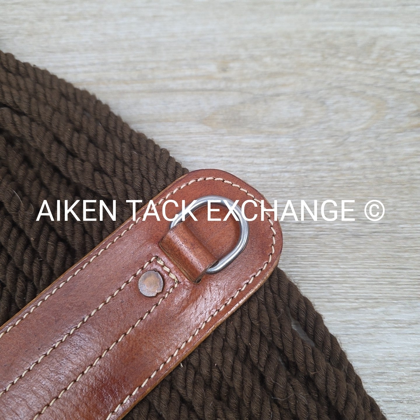 Showman Cotton Roper String Cinch, Brown, 34"