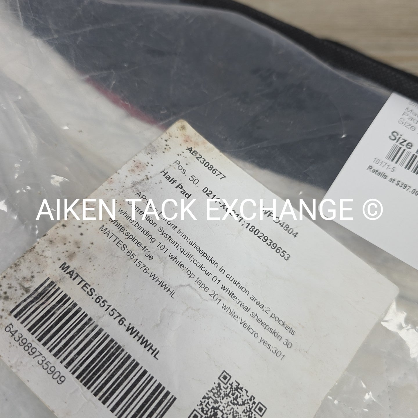 Mattes Correction Half Pad with Shims, VS, Size Large