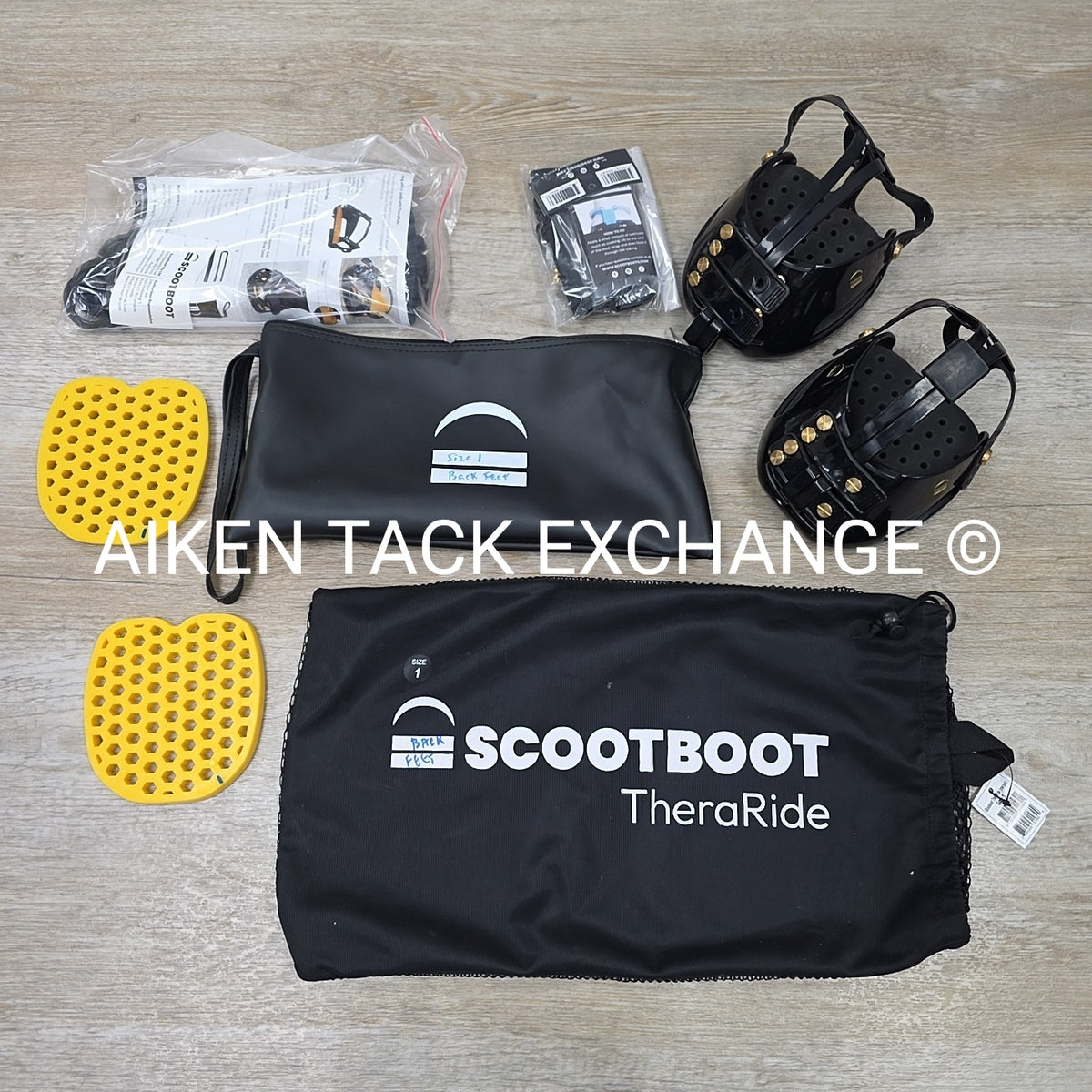 Scoot Boot Hoof Boots, Size 1, Sold as Pair