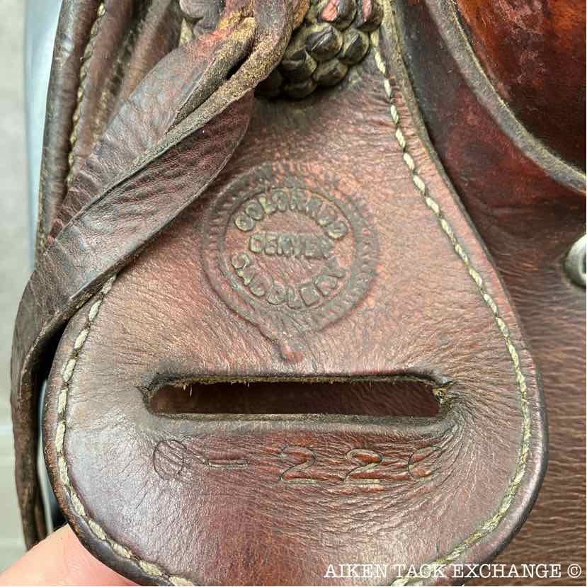 Colorado Saddlery Roping Western Saddle, 15.5" Seat, Wide Tree - Full QH Bars
