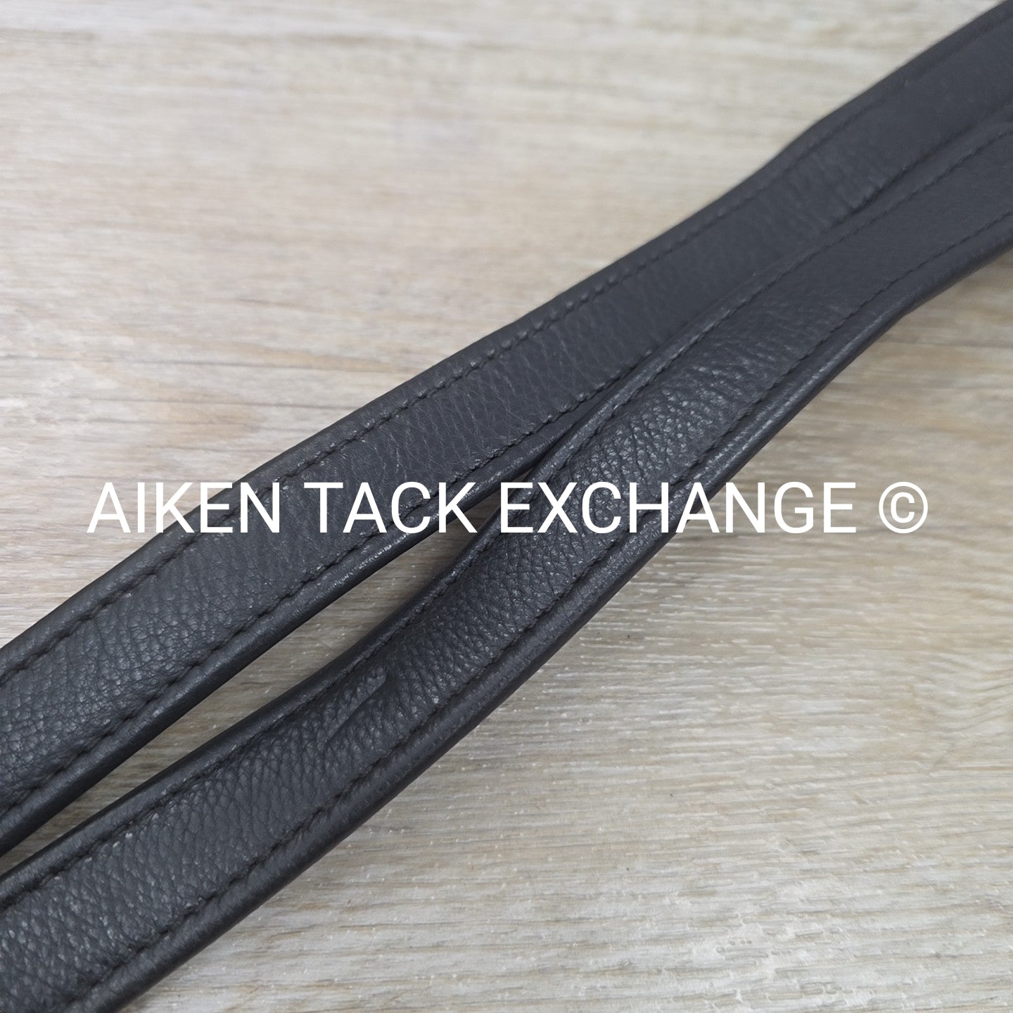 KL Select Black Oak Calf Lined Stirrup Leathers, Black, 54"