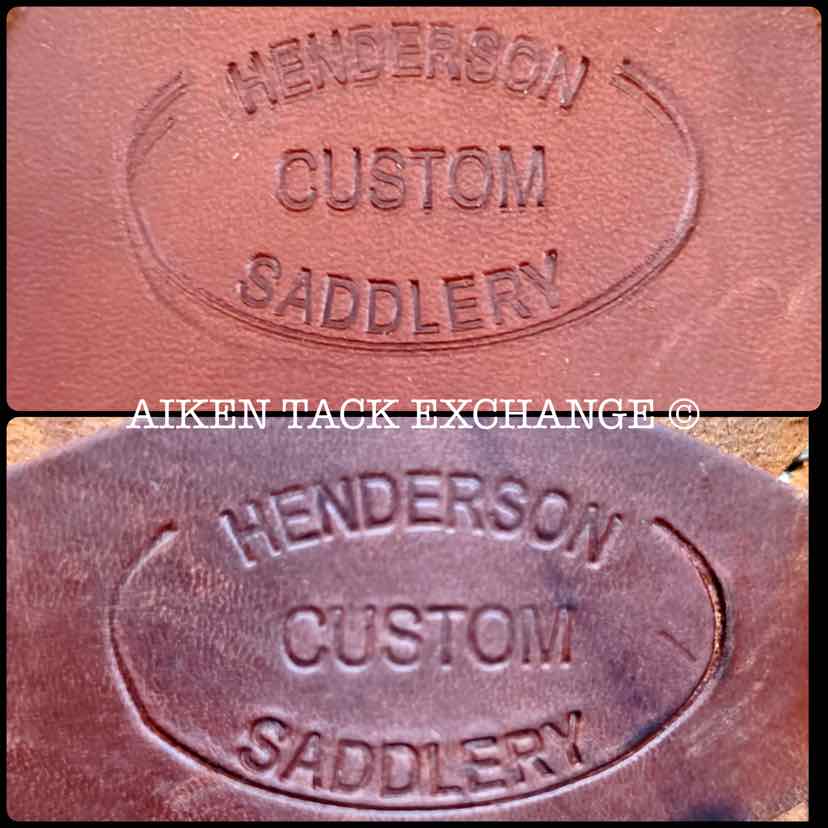 Henderson Custom Saddlery Roughout Western Saddle, 16" Seat, Wide Tree - Full QH Bars