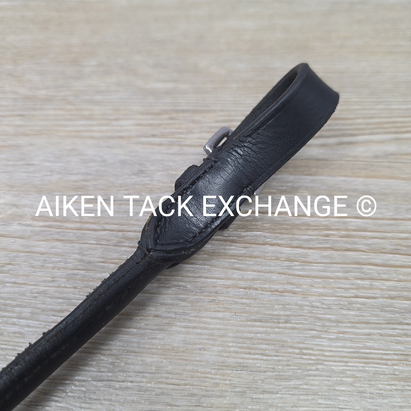 Rolled Leather Grab Strap