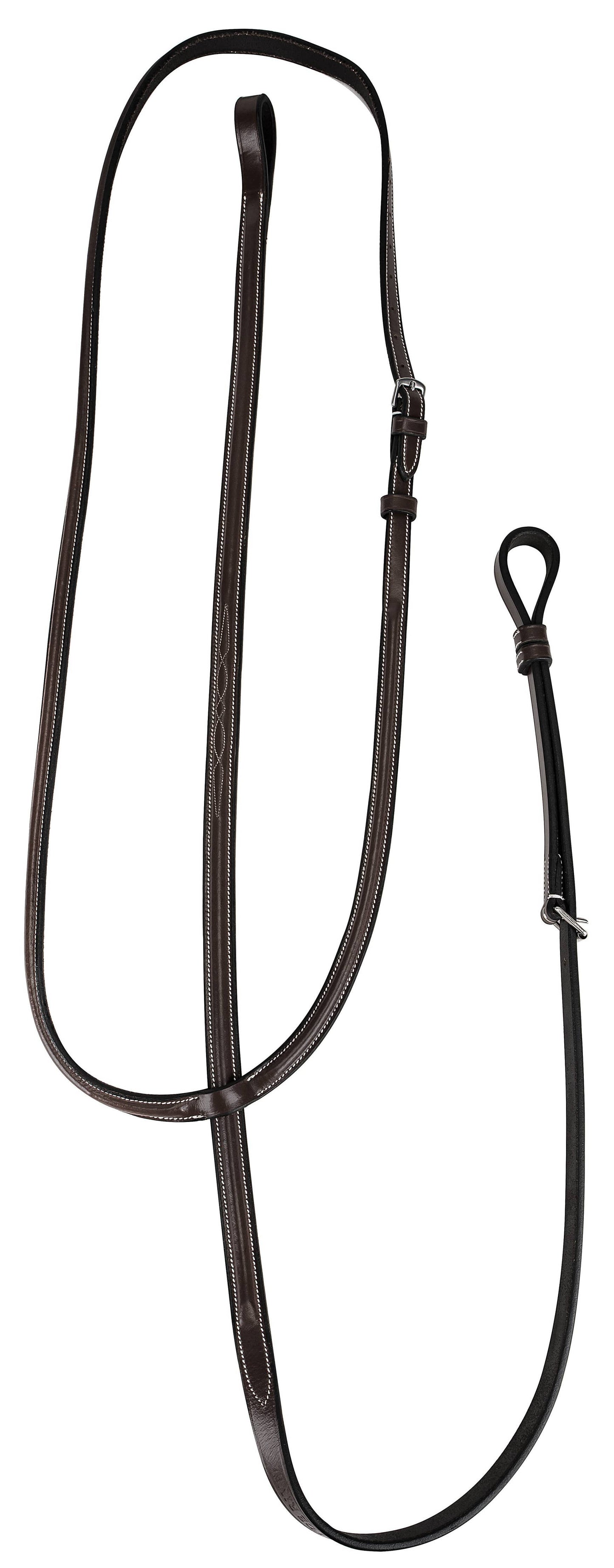 HDR - Henri De Rivel Pro Raised Fancy Stitched Standing Martingale: Havana / Pony