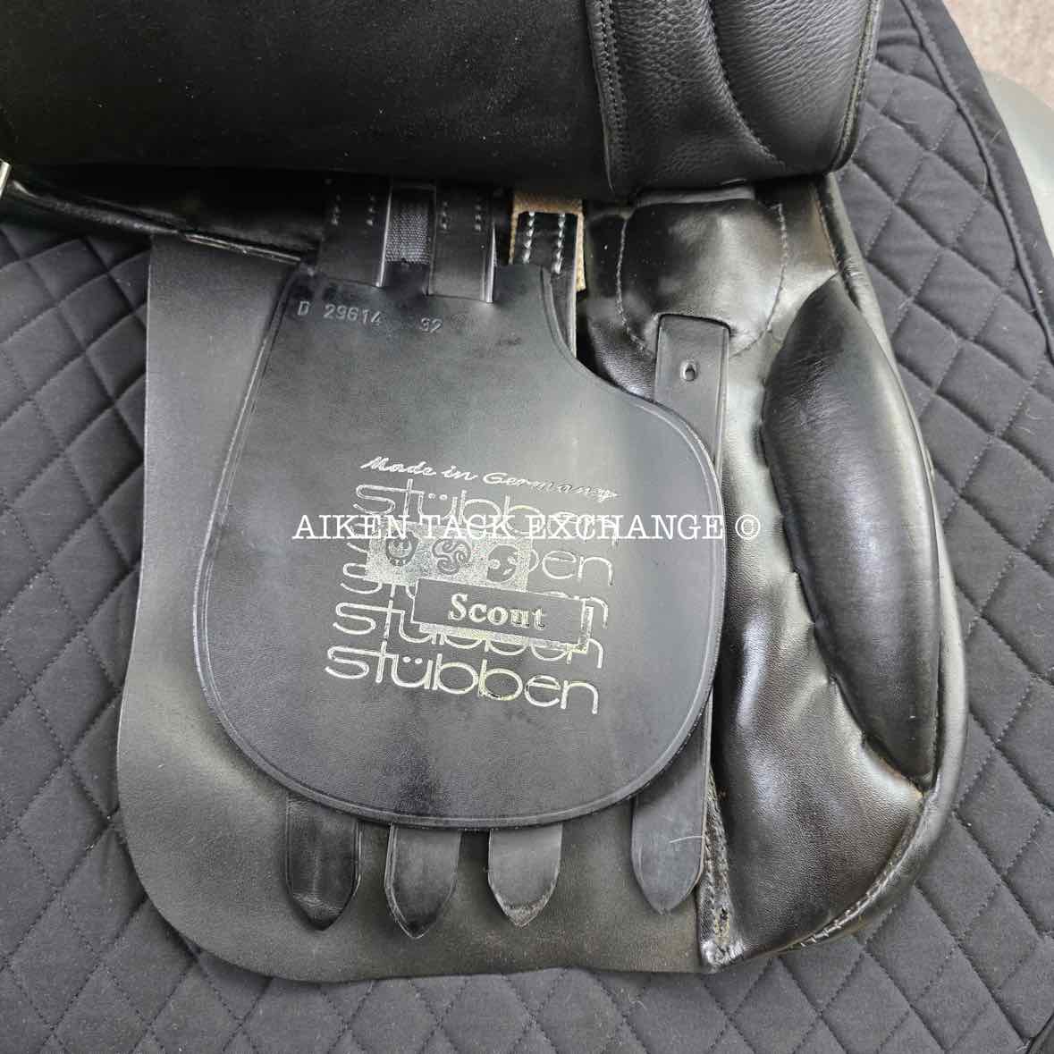 Stubben VSD Scout Endurance Saddle, 18" Seat, 32cm Tree - Wide, Wool Flocked Panels
