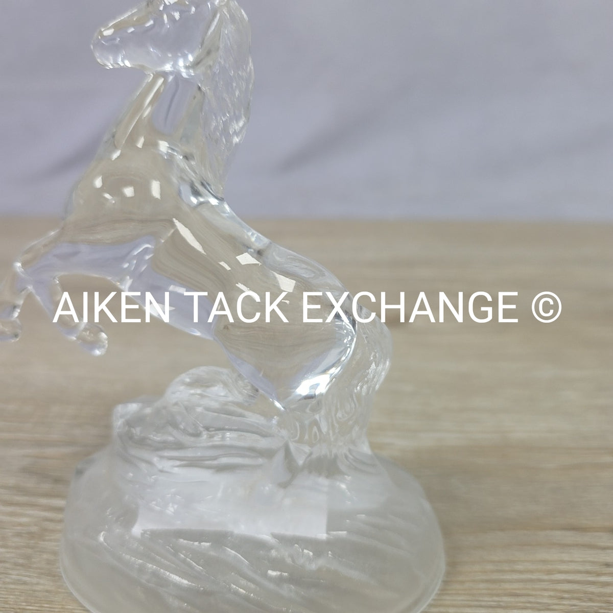 Cristal d'Arques Crystal Horse Figurine