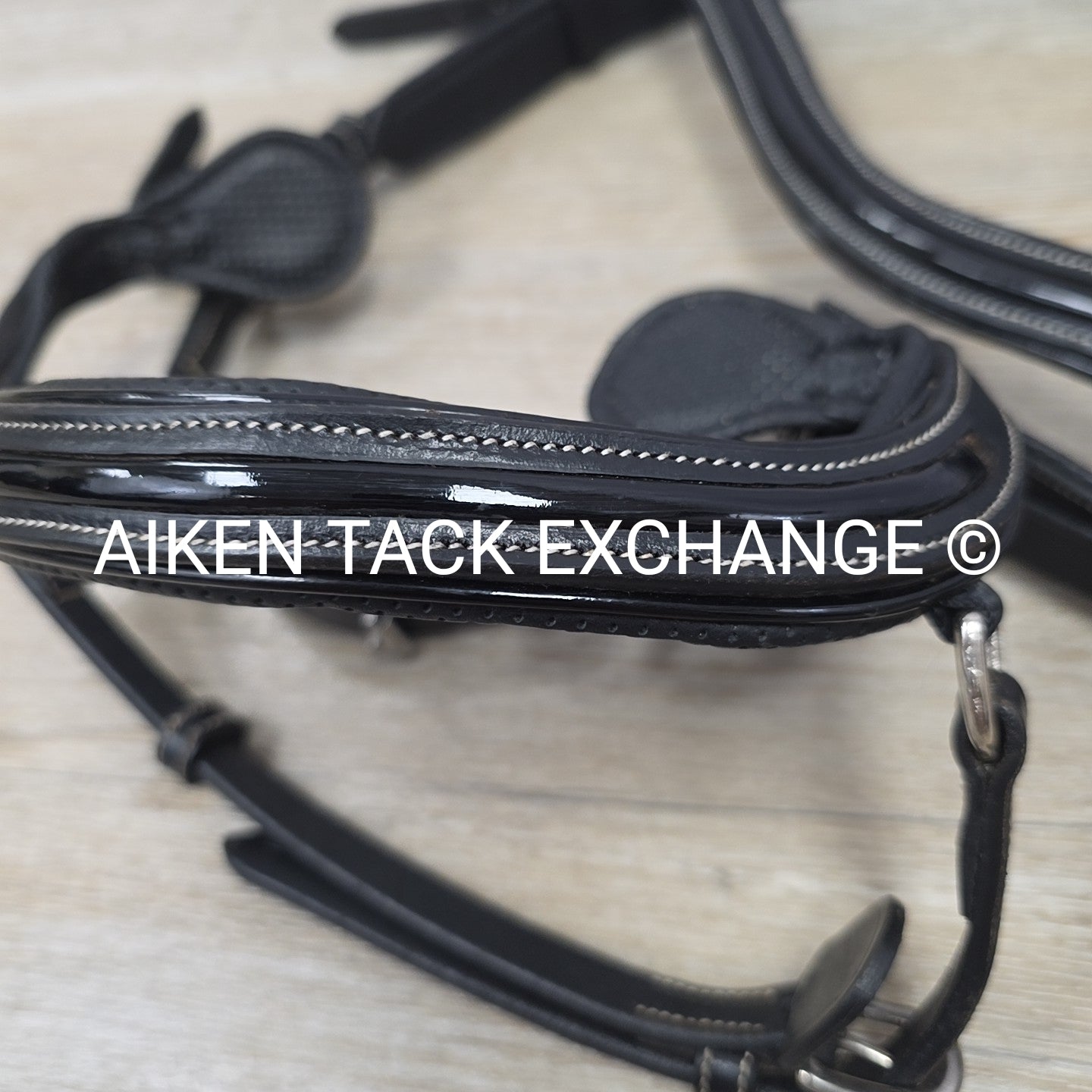 Jump'In One Manhattan Anatomic Bridle, No Reins, Black, Size Full