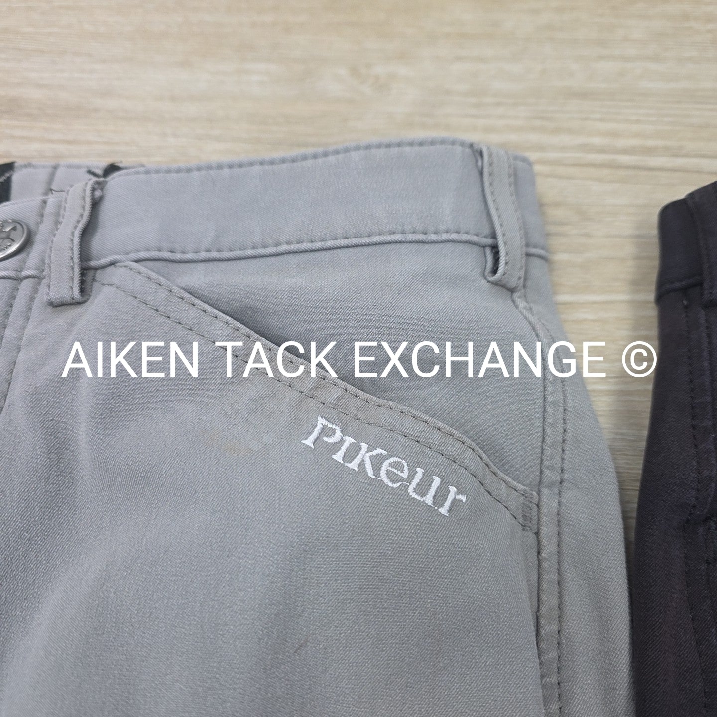 BARGAIN BUNDLE: 2 Pair Pikeur Brooklyn GR K Silicone Knee Patch Breeches, Size 1