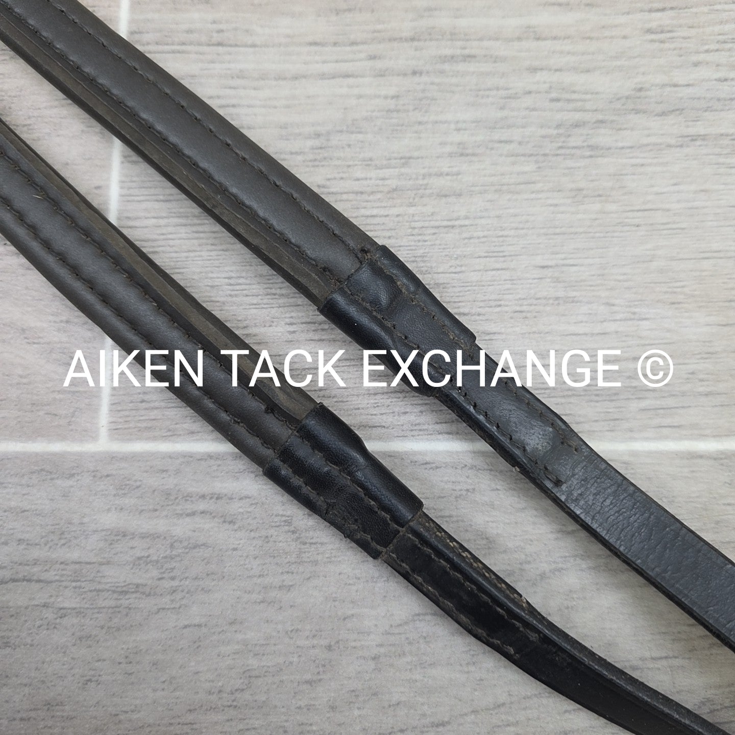 ThinLine Rubber Reins, Black, 60"