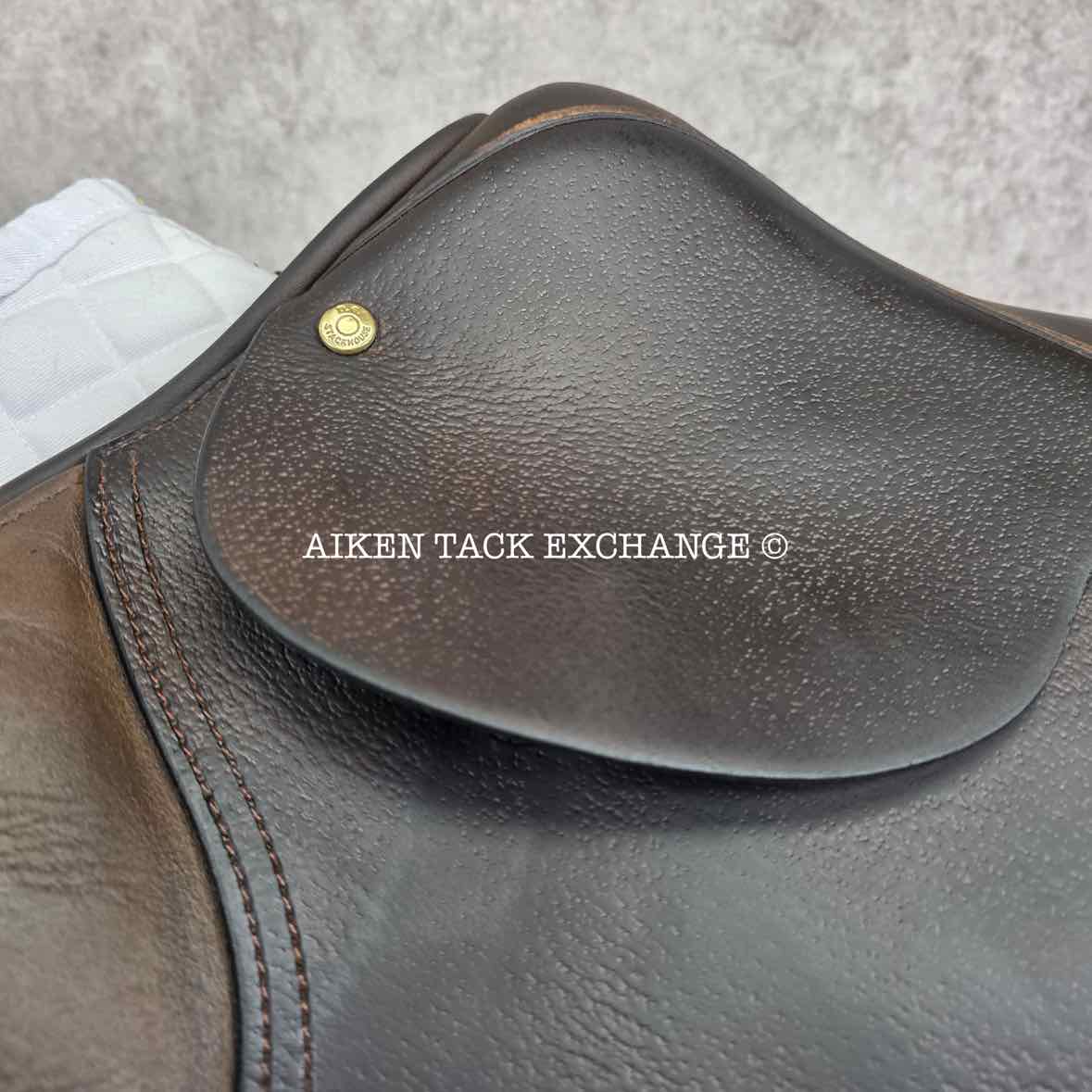 1999 Stackhouse Close Contact Jump Saddle, 17" Seat, Narrow Tree