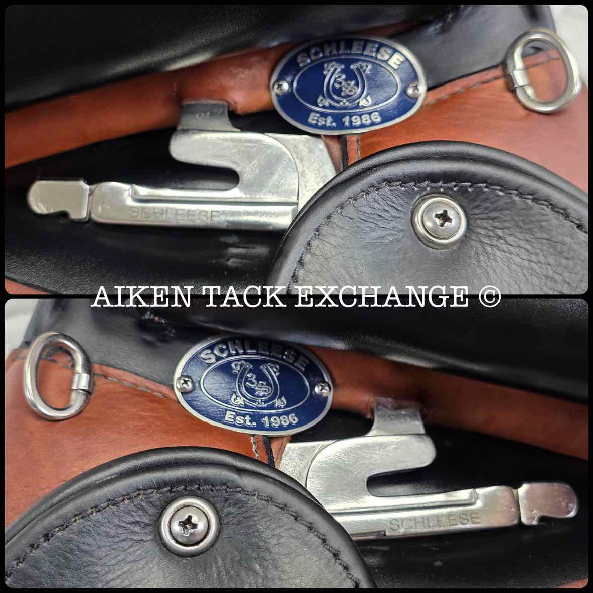 2023 Schleese Tribute Monoflap Dressage Saddle, 18" Seat, Adjustable AdapTree, Wool Flocked Panels
