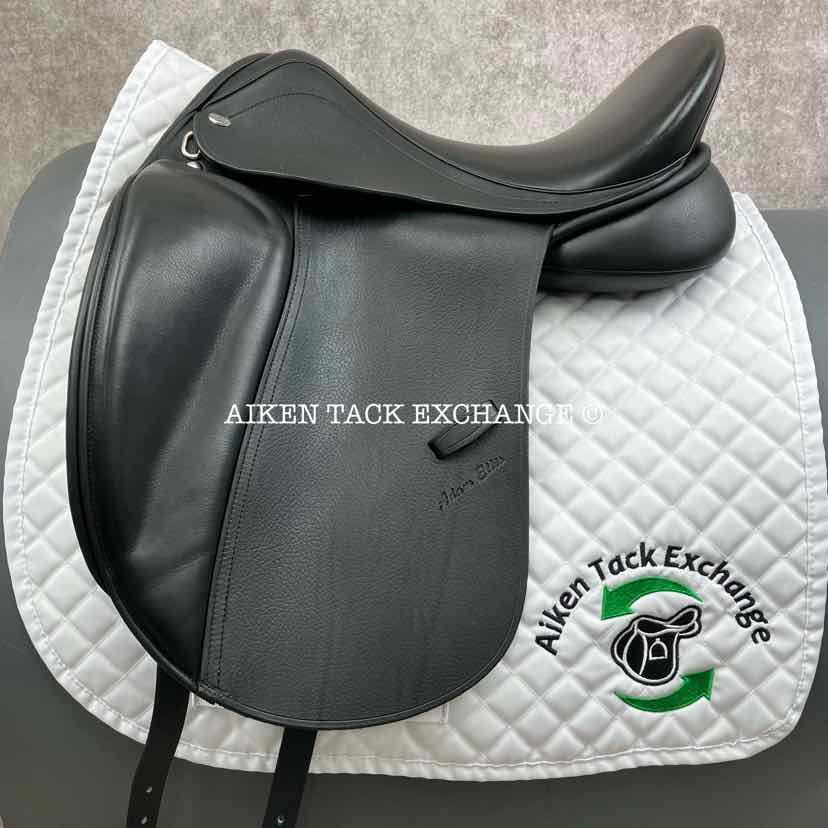 **SOLD** Adam Ellis Style Dressage Saddle, 18" Seat, M/MW Tree, Wool Flocked Panels