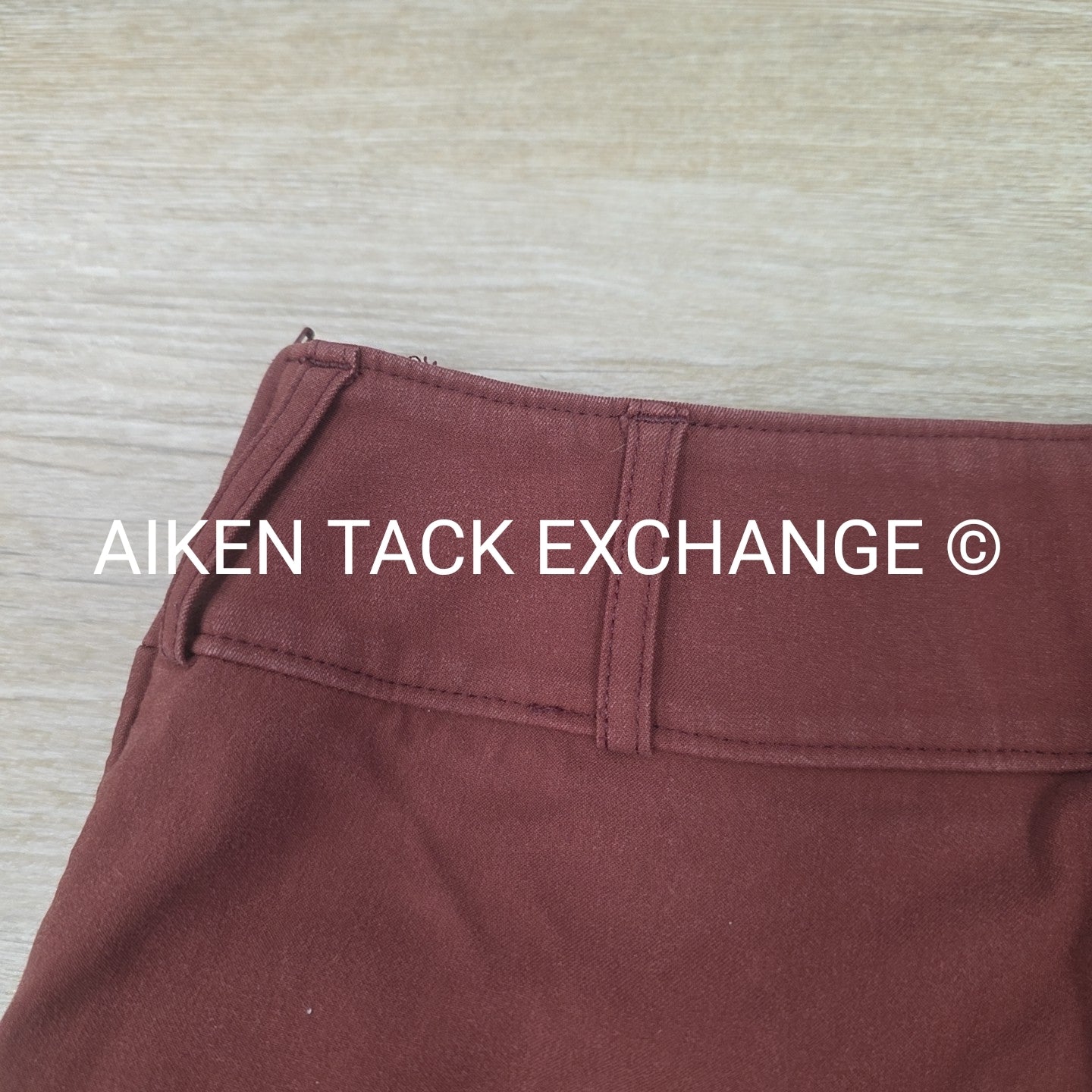 Tailored Sportsman Trophy Hunter Knee Patch Breeches, Redwood, Size 24
