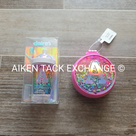 Claire's Lip Balm & Brush Set - Letter A