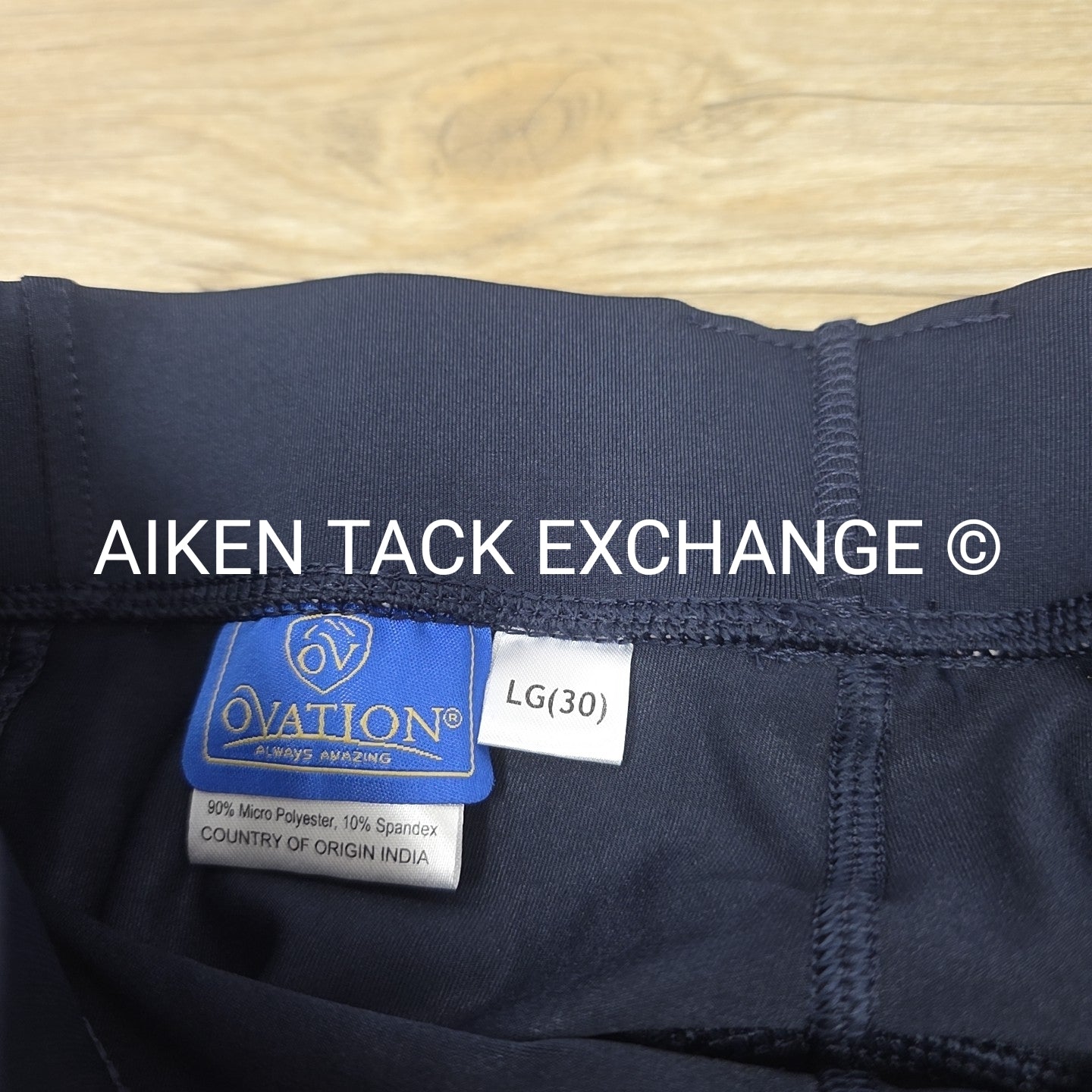 Ovation AeroWick Silicone Grip Full Seat Tights, Size Large
