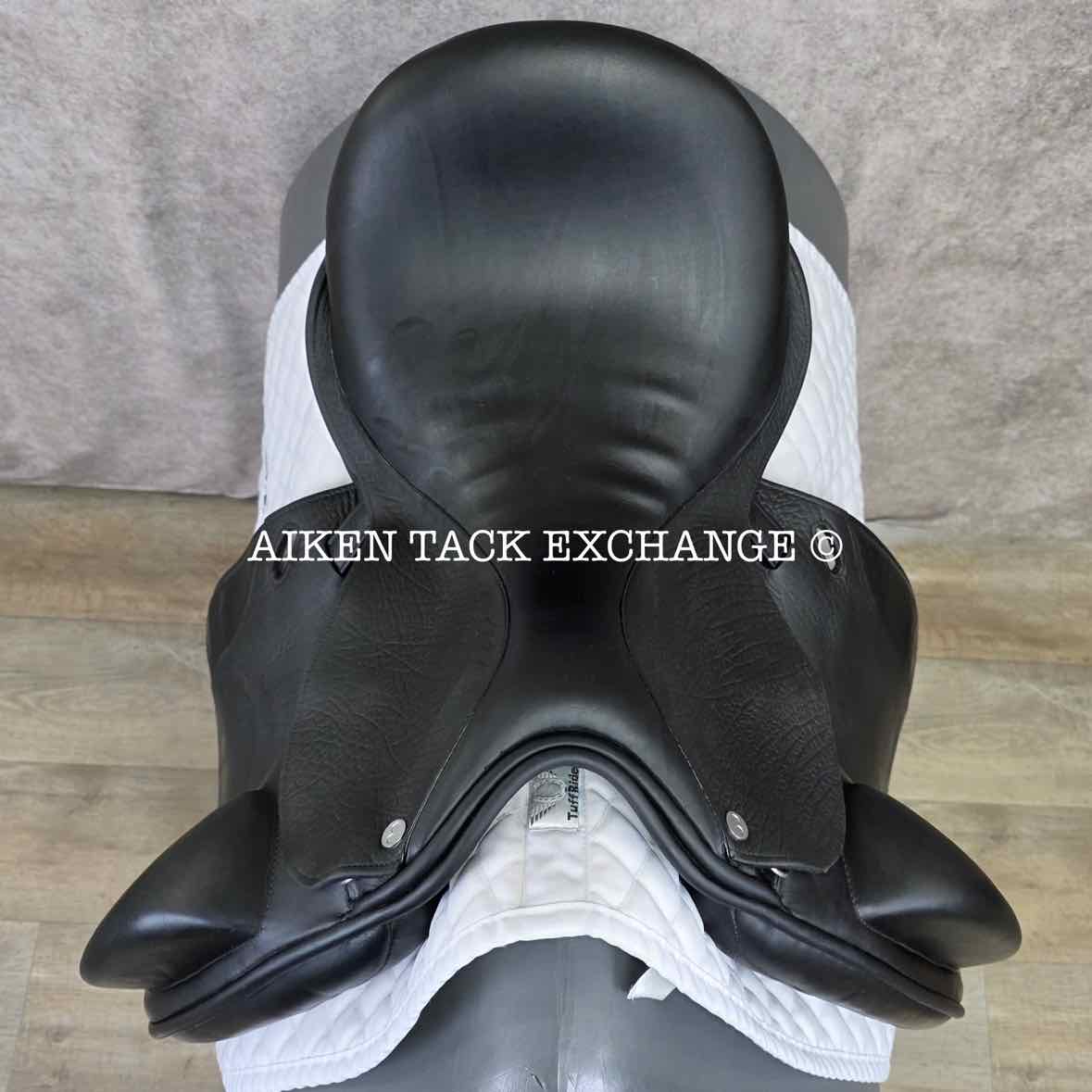 Takt TSD-10 Monoflap Dressage Saddle, 17.5" Seat, Wide Tree, Wool Flocked Panels