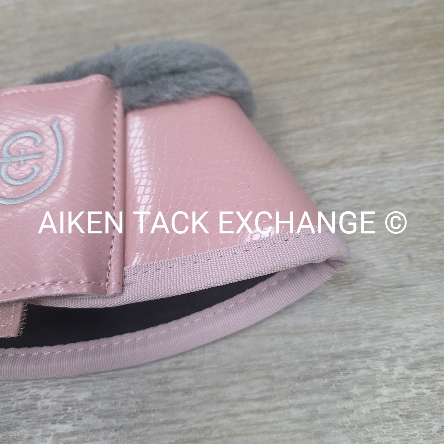 Equestrian Stockholm Fur Lined Bell Boots, Size Medium