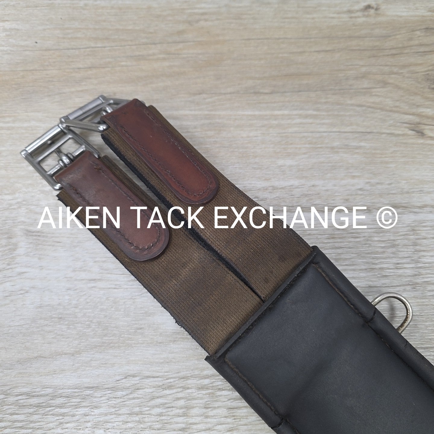 ThinLine Long Girth with Double End Elastic, Brown, 52"