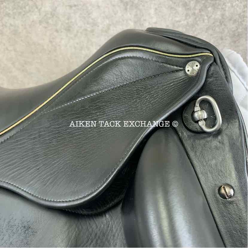 2021 Aviar Rook 1.0 Monoflap Dressage Saddle, 17.5" Seat, Adjustable Flex Tree, Foam Panels