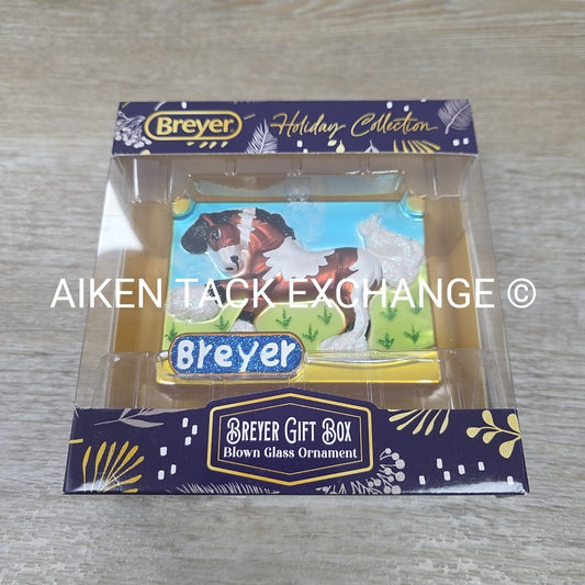 2025 Breyer Holiday Collection - Breyer Gift Box Blown Glass Ornament