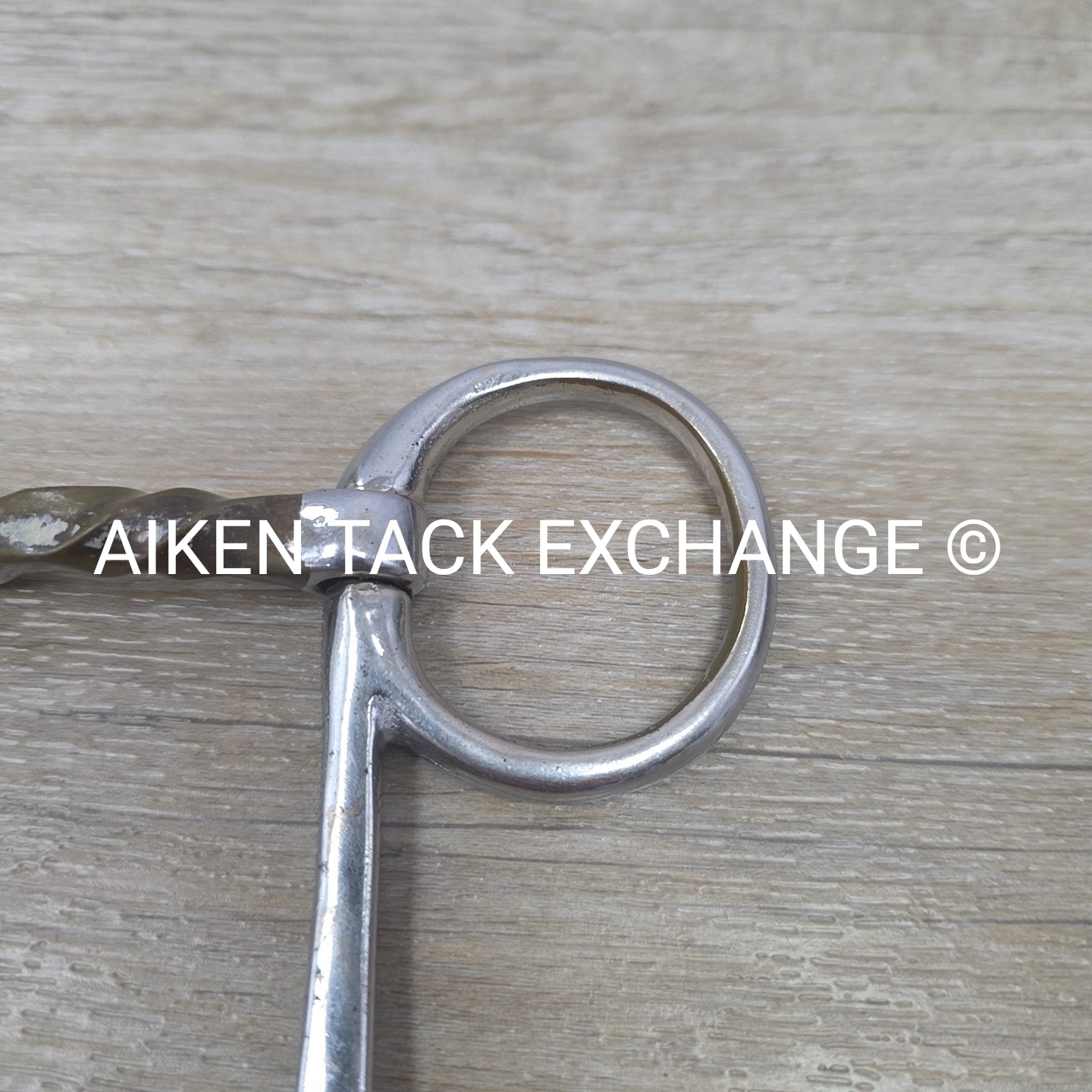 Copper Twisted French Link Half Cheek Bit 4.75"