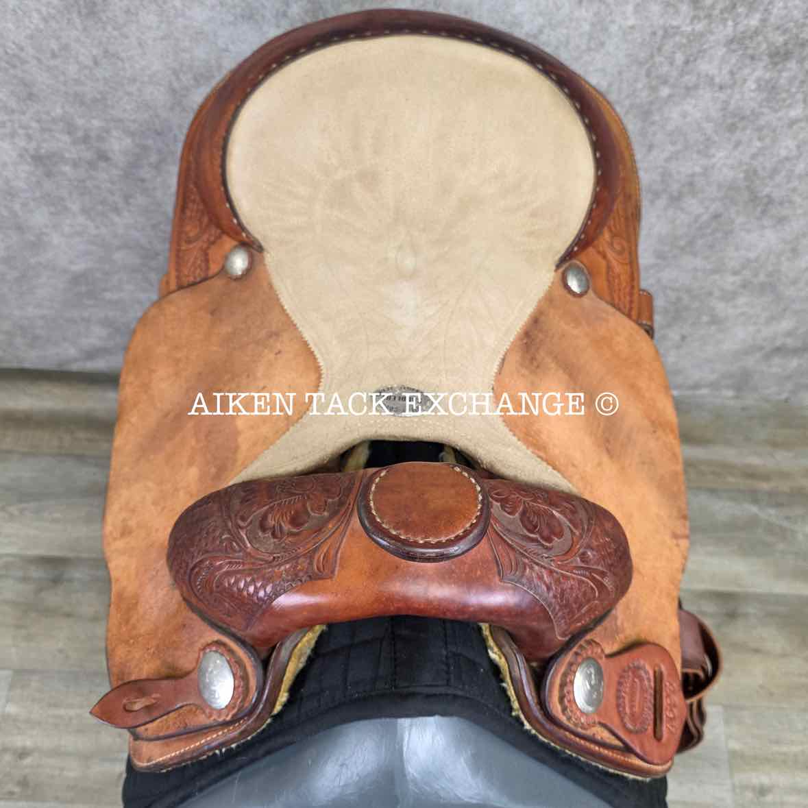 Billy Cook Saddlery 4693 Western Saddle, 16" Seat, Regular Tree - Semi QH Bars