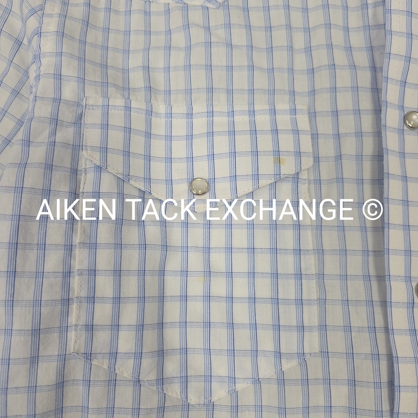 Wrangler Long Sleeve Button Up Shirt, Men's Small