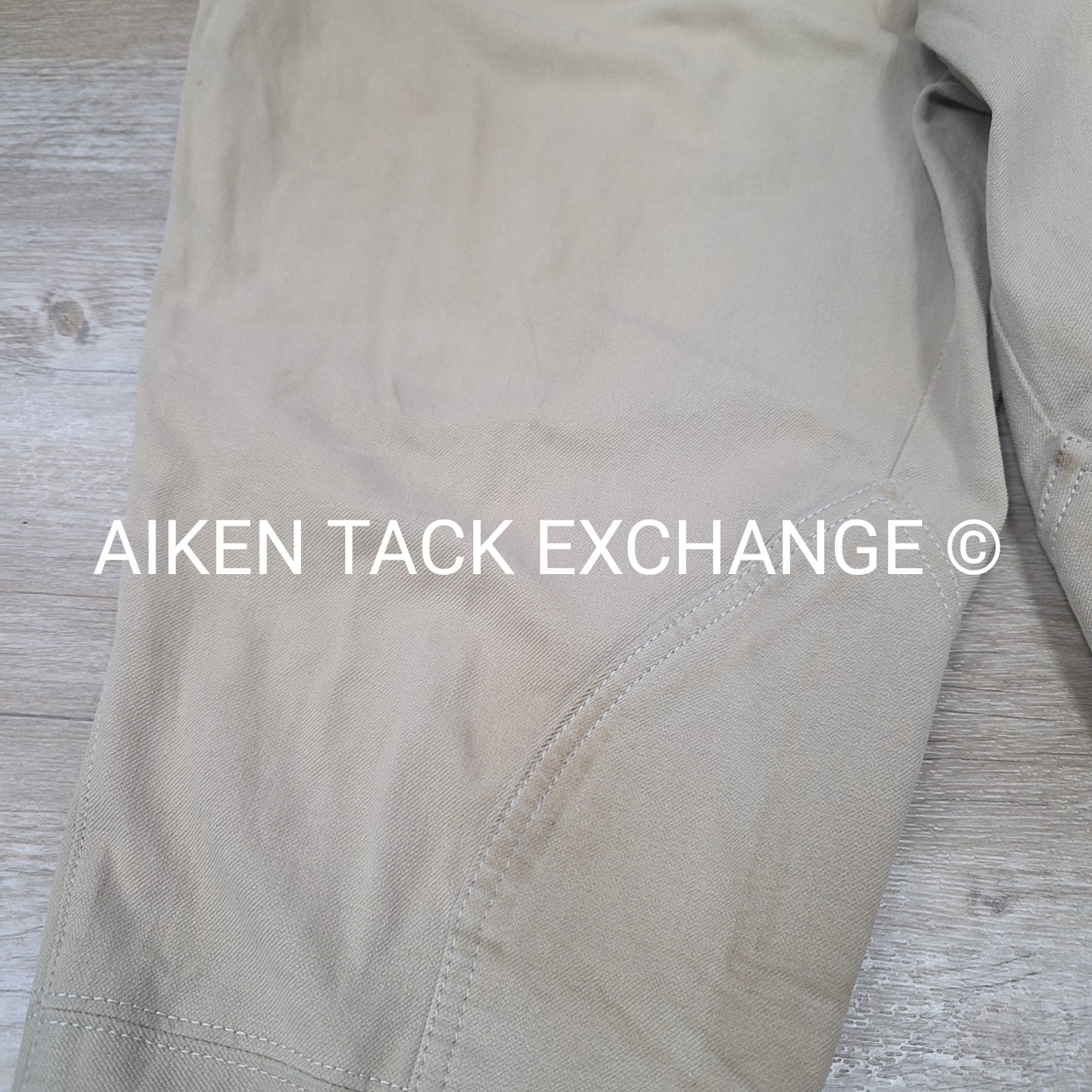 Tally Ho Side Zip Knee Patch Breeches, Men's 42 Long