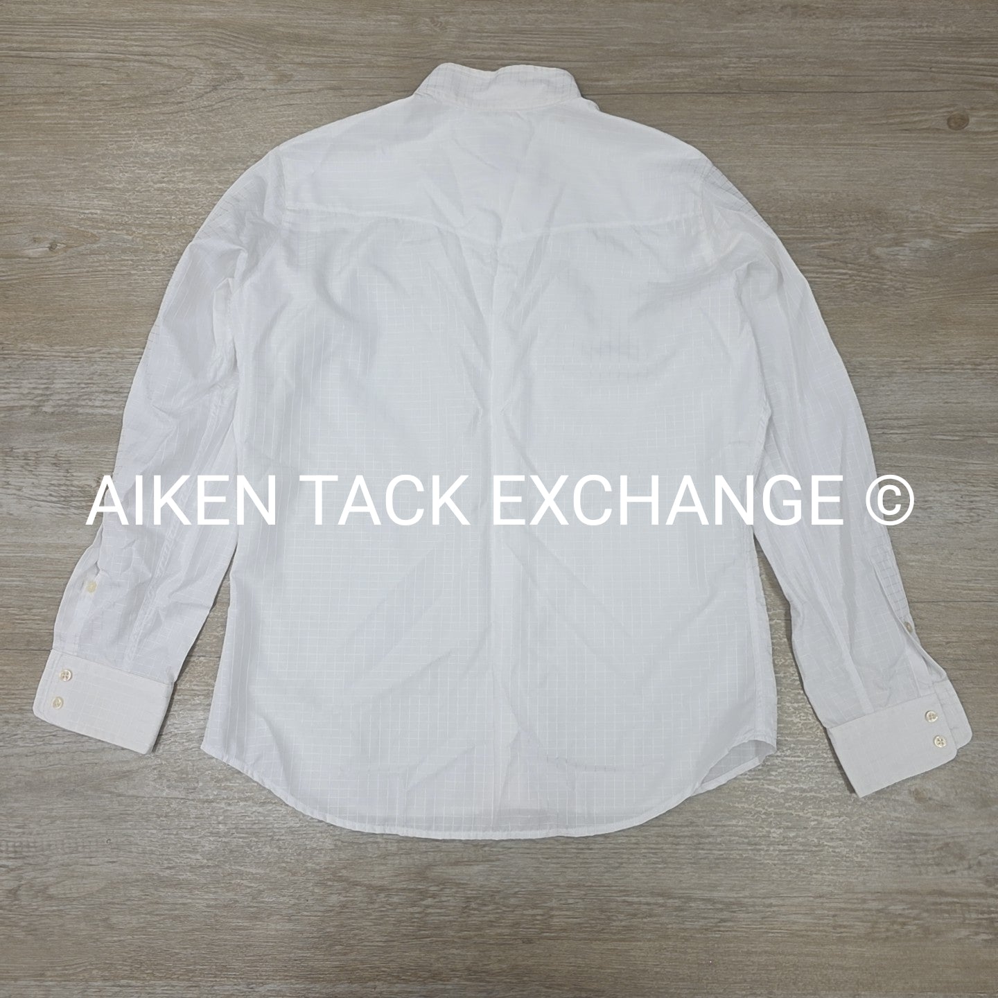 Tailored Sportsman Long Sleeve Show Shirt w/ Collar, Women's 38 (10)