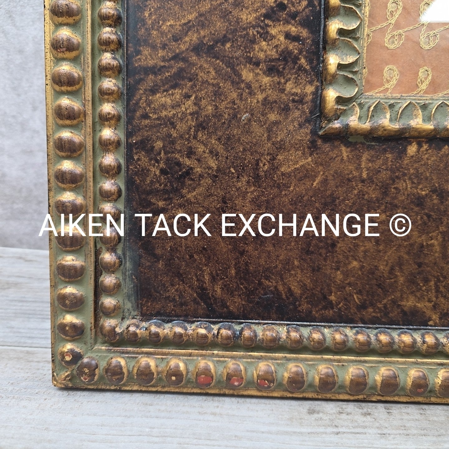 PL. 39 Le Petit Corporal, Embroidered, Matted, Framed, 31" x 27"