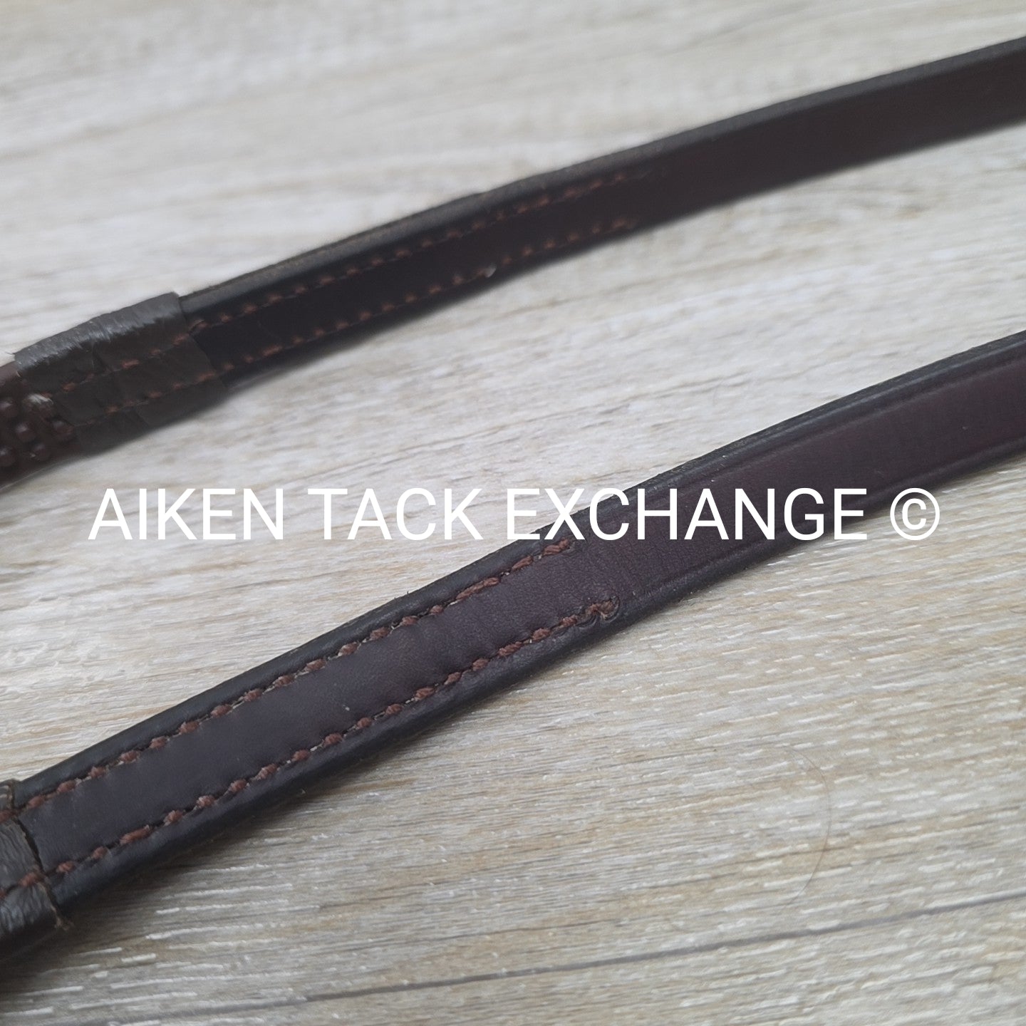 Nunn Finer Super Grip Soft Rubber Reins, Brown, 58"