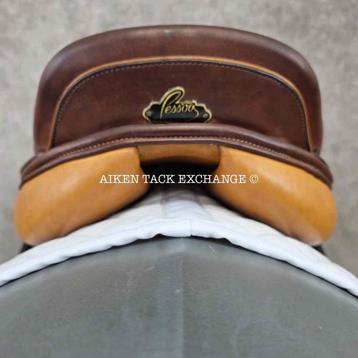 2015 Pessoa Rodrigo Close Contact Jump Saddle, 16" Seat, Adjustable Tree - XCH Changeable Gullet, Foam Panels