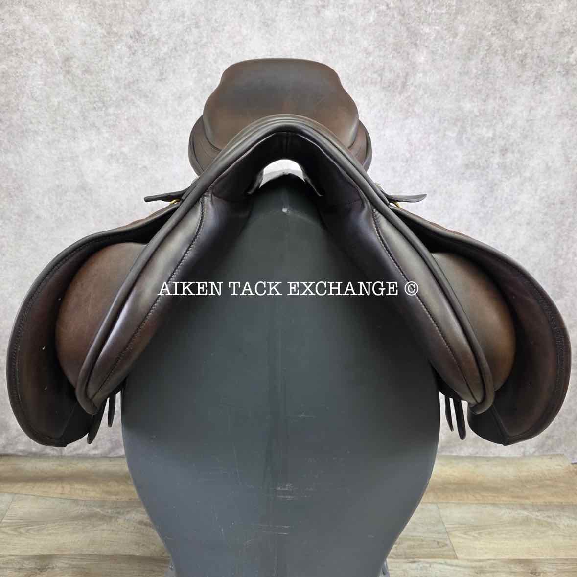 Albion Legend K2 Jump Saddle, 17.5" Seat, Wide Tree, Wool Flocked Panels