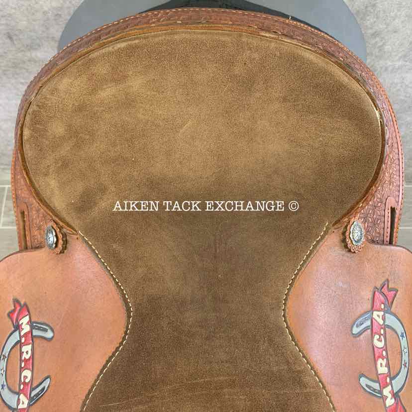 Cactus Saddlery Barrel Racing Trophy Western Saddle, 14" Seat, Wide Tree - Full QH Bars