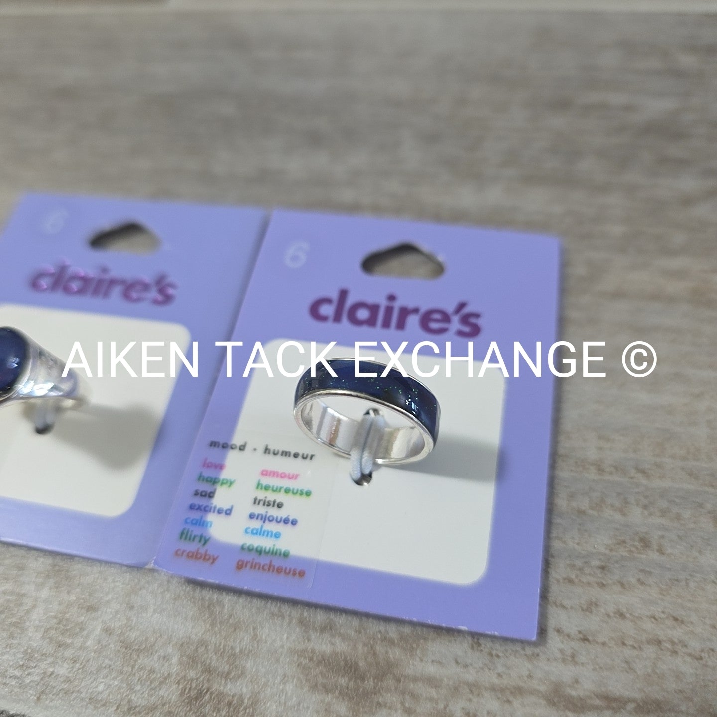 Claire's Mood Rings (2) - Size 6