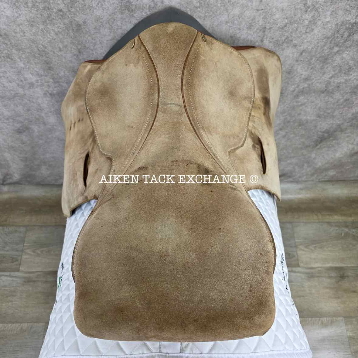 Merlo's American Style Suede Polo Saddle, 19" Seat, Narrow Tree, Foam Panels