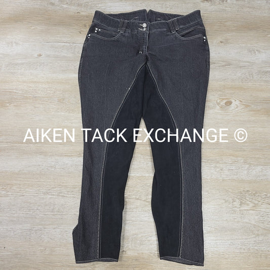 HKM Full Seat Denim Breeches, Size 38