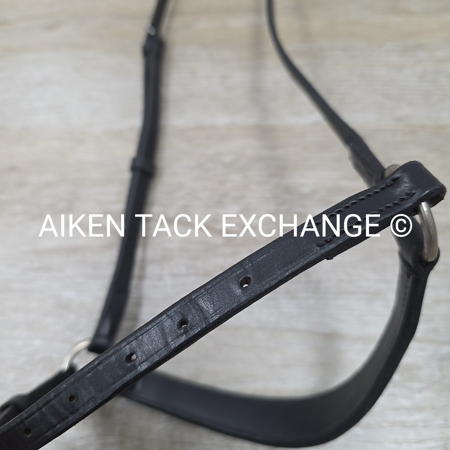Drop Noseband, Black, Size Full