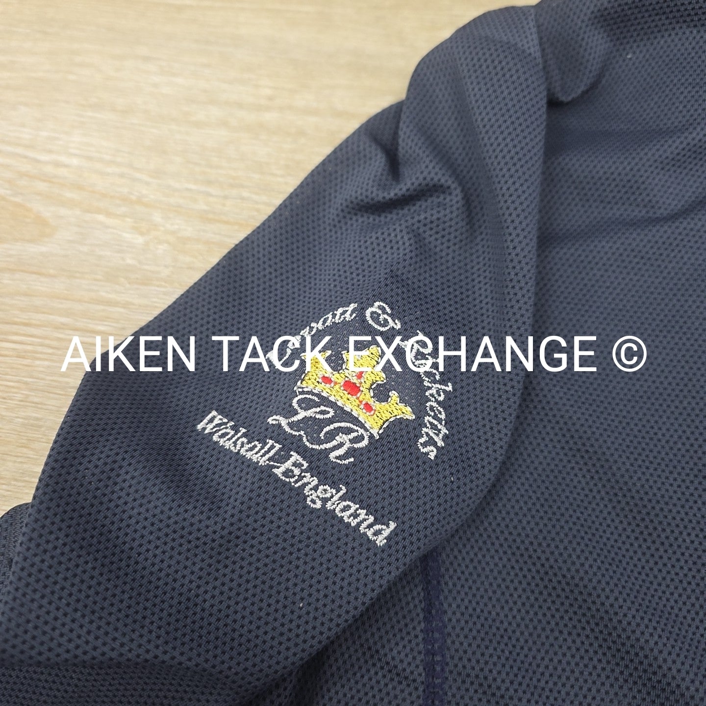 Adrienne Hendrick Saddlery Long Sleeve Sun Shirt, Size Small