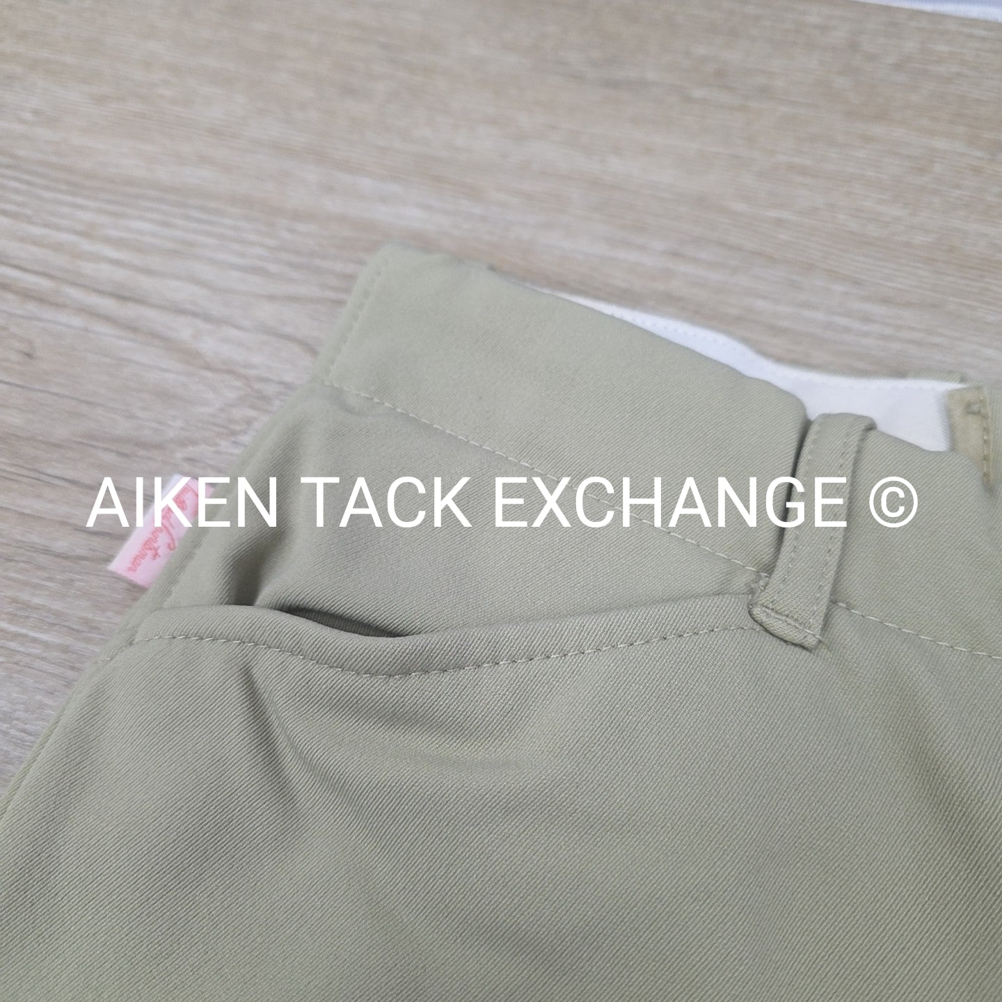 Tailored Sportsman Supreme Hunter Side Zip Knee Patch Breeches, Size 24 L