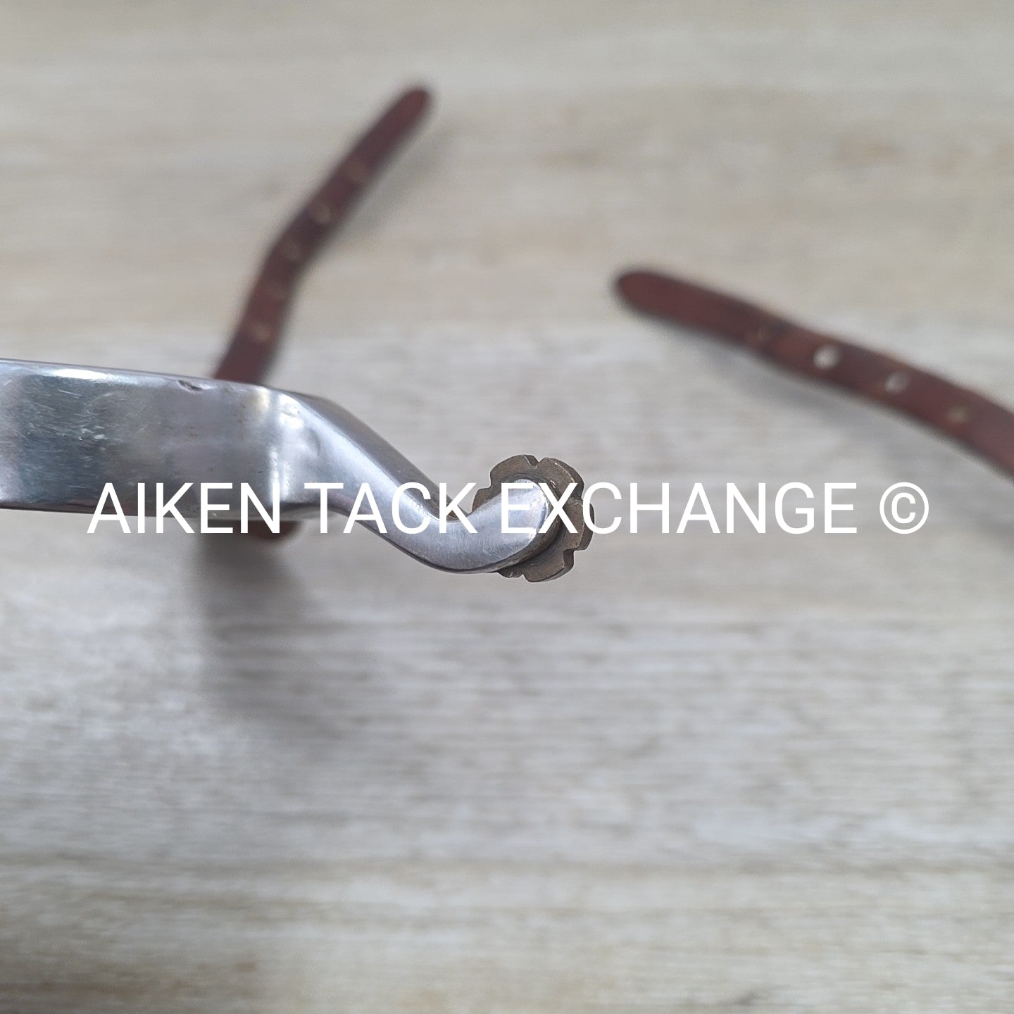 Western Rowel Spurs with Leather Spur Straps