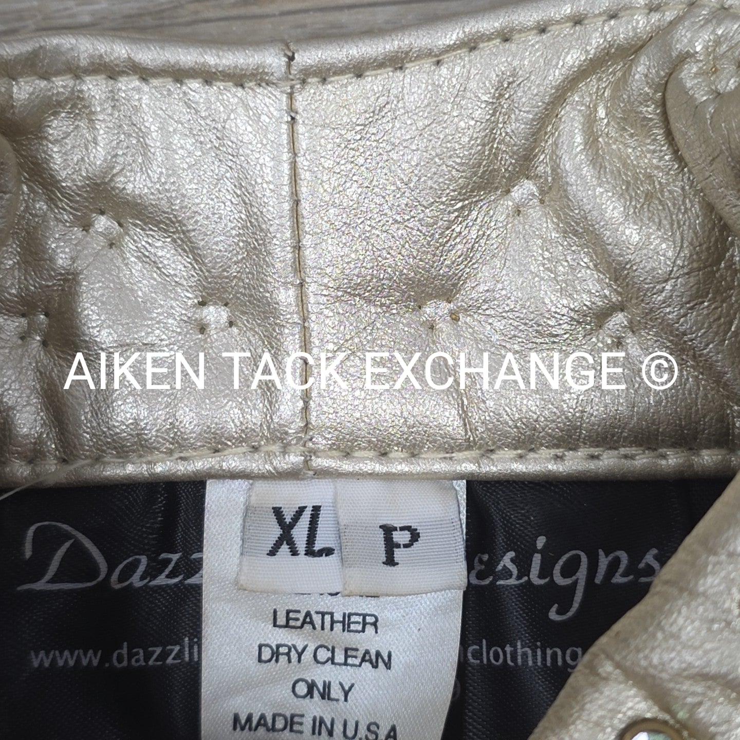 Dazzling Designs Leather Show Shirt & Pants Set, Women's XSmall, XLong