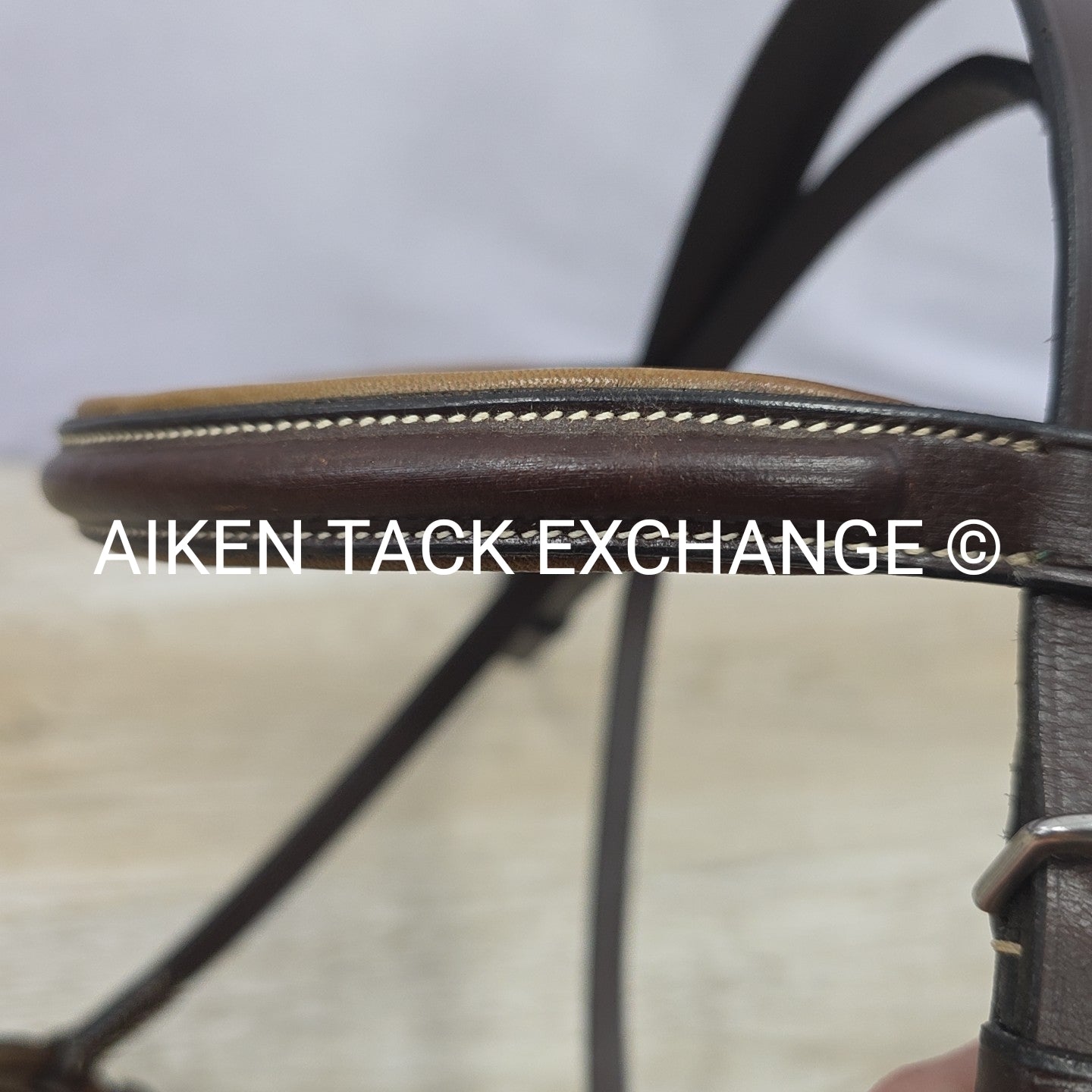 Plain Raised Bridle, No Reins, Brown, Size Pony
