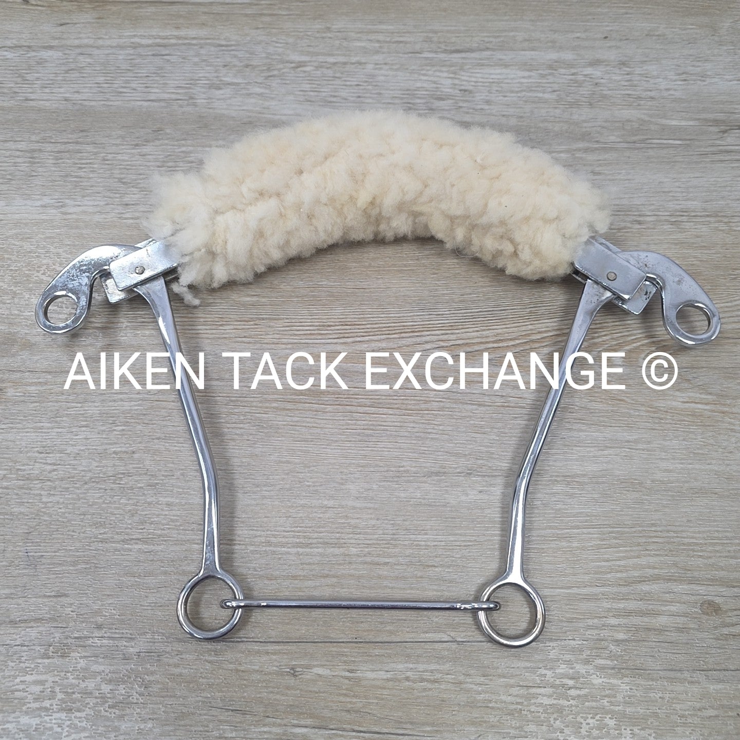 Hackamore with Sheepskin Noseband Cover