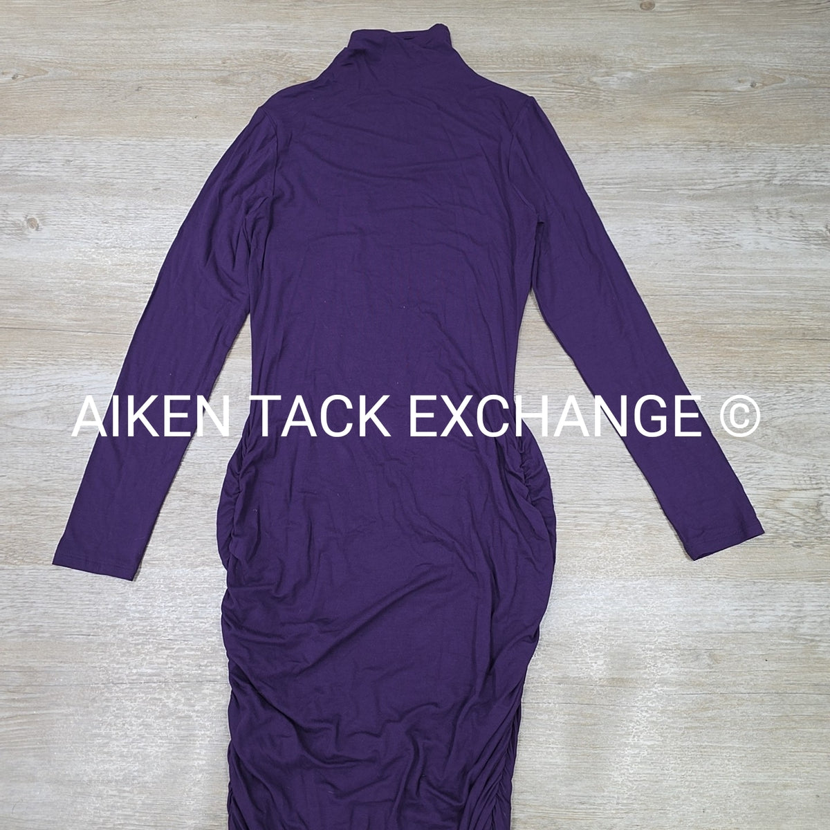 Venus Turtle Neck Long Sleeve Dress, Size Medium