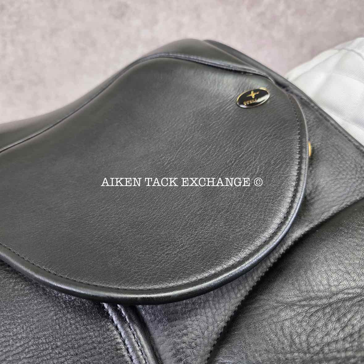 **SOLD** Smith-Worthington Stellar Pulsar Dressage Saddle, 18.5" Seat, Medium Tree, Wool Flocked Panels