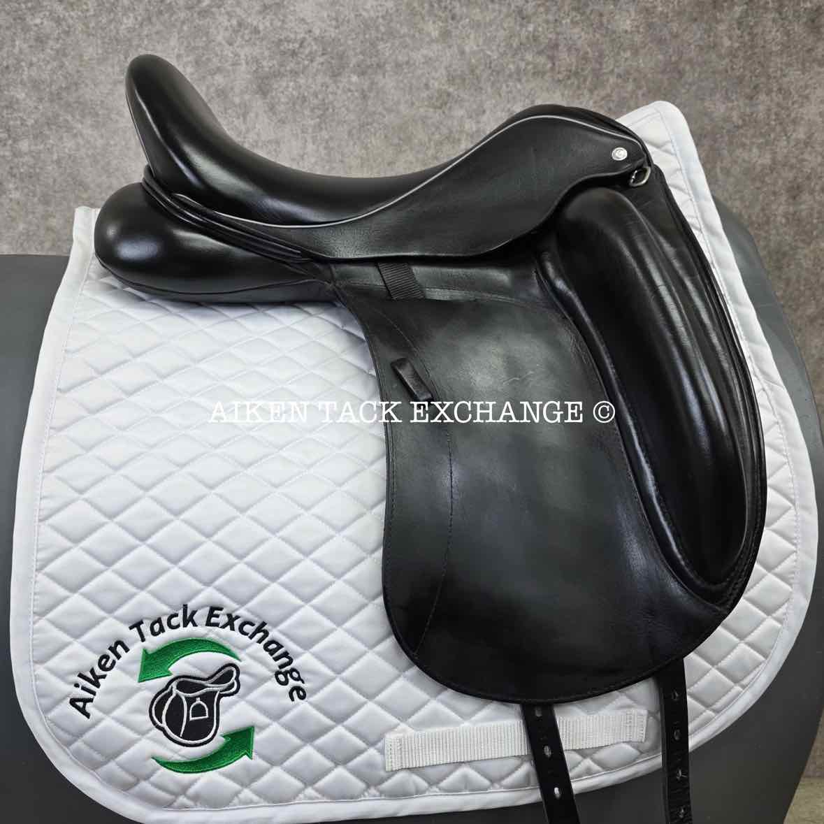 2015 Custom Saddlery Wolfgang Omni Dressage Saddle, 18" Seat, Adjustable Tree, Wool Flocked Panels