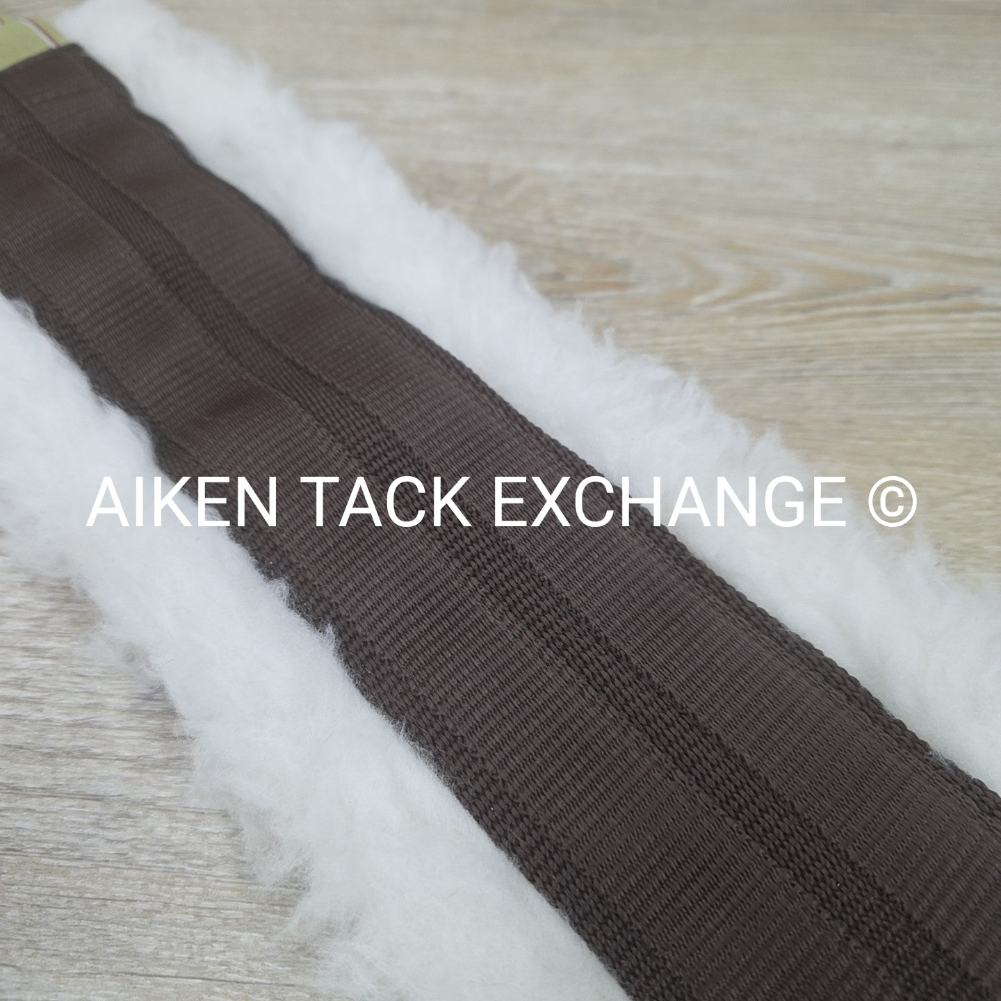 Dover Saddlery Fleece Girth with Double End Elastic, Brown, 54"