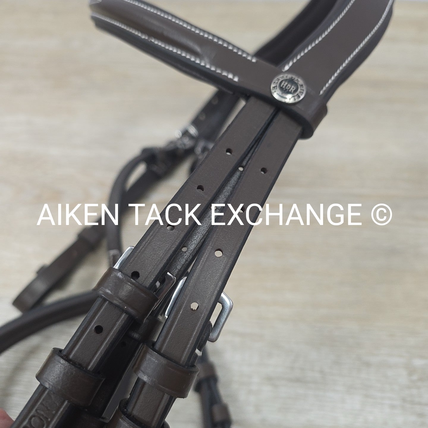 HDR Pro Fancy Stitch Comfort Crown Padded Bridle with Matching Reins, Size Pony