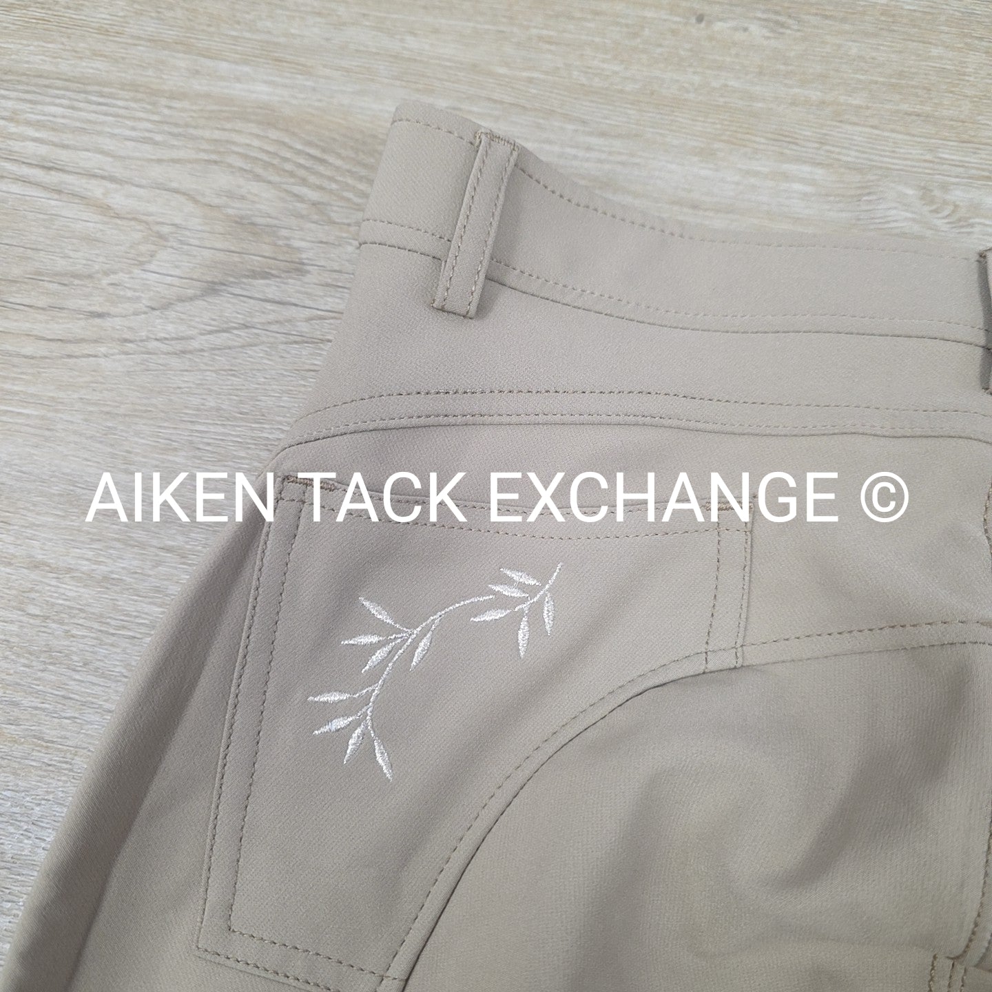 Horze Silicone Grip Knee Patch Breeches, Size 28